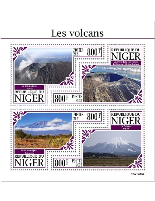 n° 6366/6369  - Timbre NIGER Poste