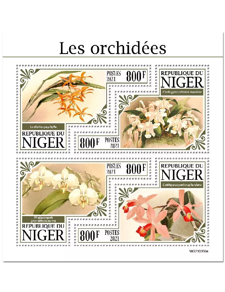 n° 6370/6373  - Timbre NIGER Poste