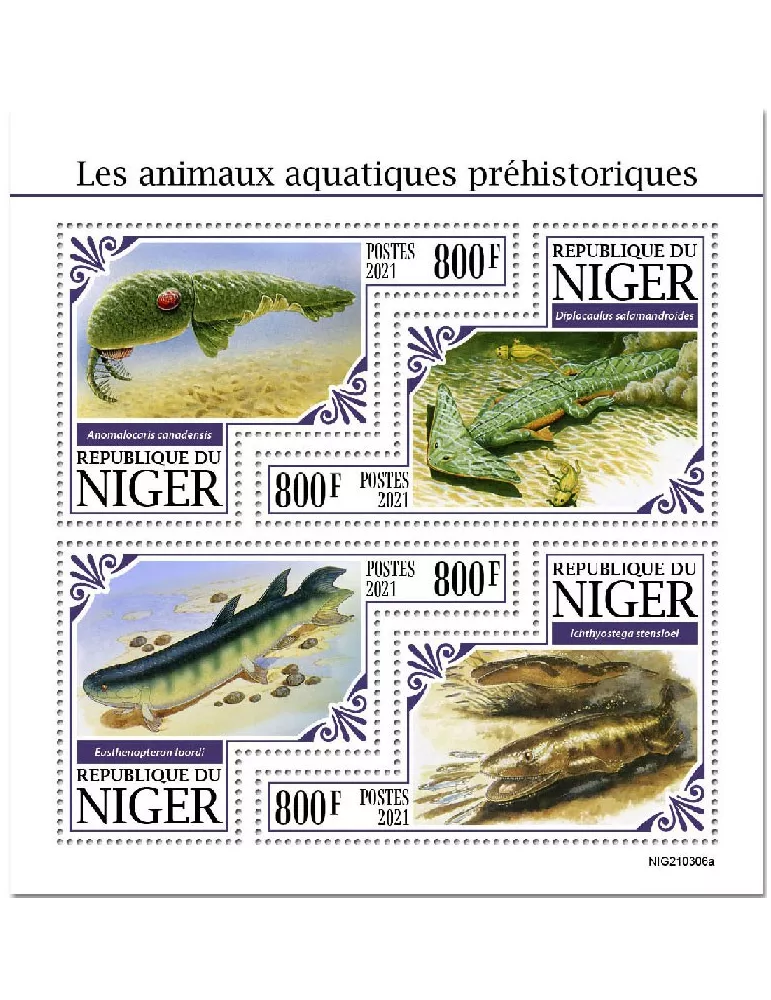 n° 6382/6385  - Timbre NIGER Poste