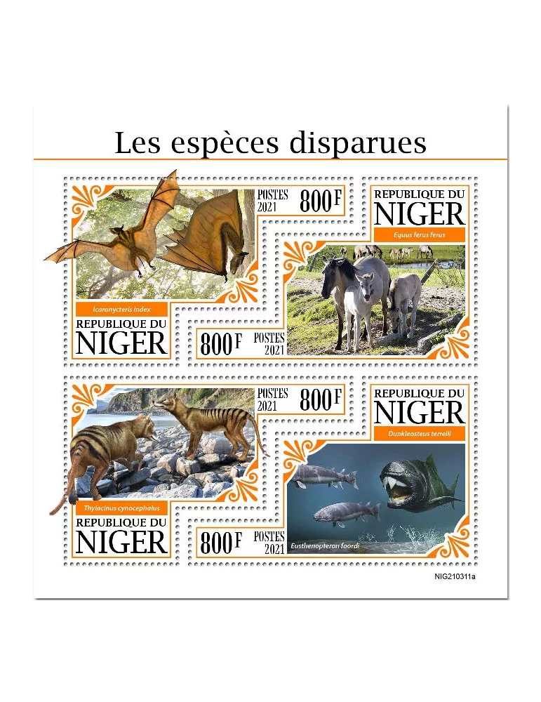 n° 6402/6405  - Timbre NIGER Poste