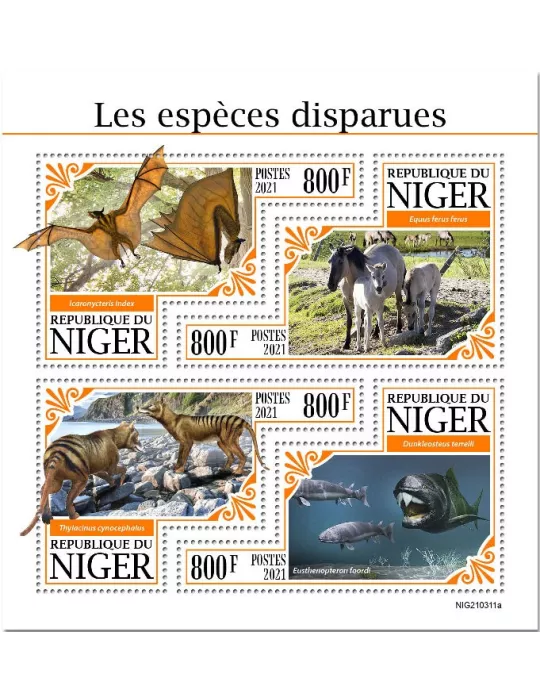 n° 6402/6405  - Timbre NIGER Poste