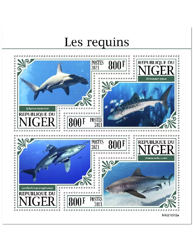 n° 6406/6409  - Timbre NIGER Poste