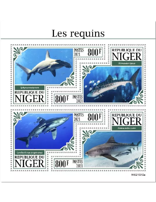 n° 6406/6409  - Timbre NIGER Poste