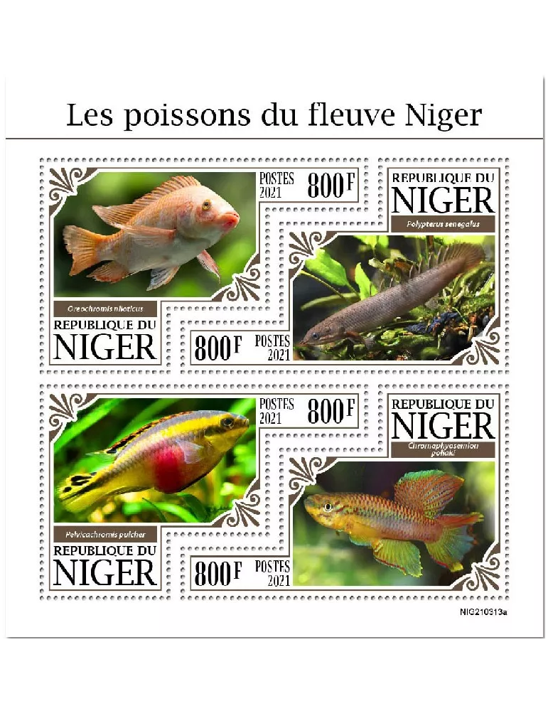 n° 6410/6413  - Timbre NIGER Poste