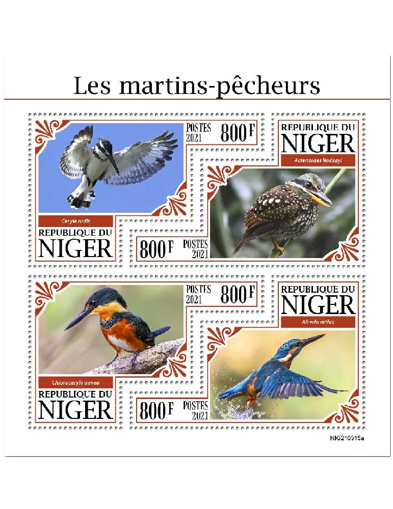 n° 6418/6421  - Timbre NIGER Poste