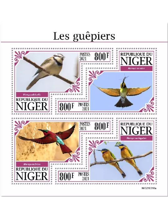 n° 6422/6425  - Timbre NIGER Poste