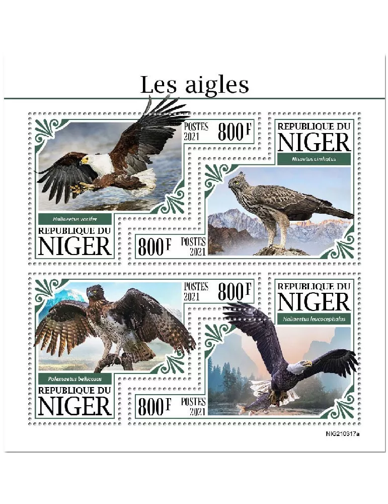 n° 6426/6429  - Timbre NIGER Poste
