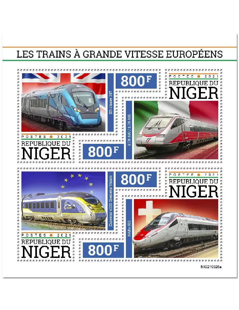 n° 6442/6445  - Timbre NIGER Poste