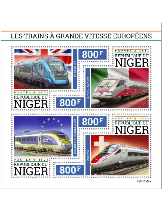 n° 6442/6445  - Timbre NIGER Poste