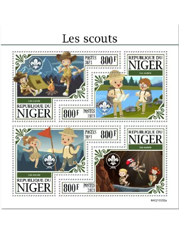 n° 6463/6466  - Timbre NIGER Poste