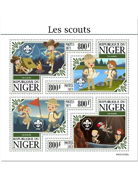 n° 6463/6466  - Timbre NIGER Poste