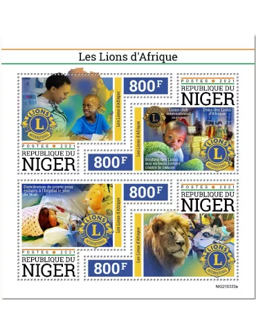 n° 6467/6470  - Timbre NIGER Poste