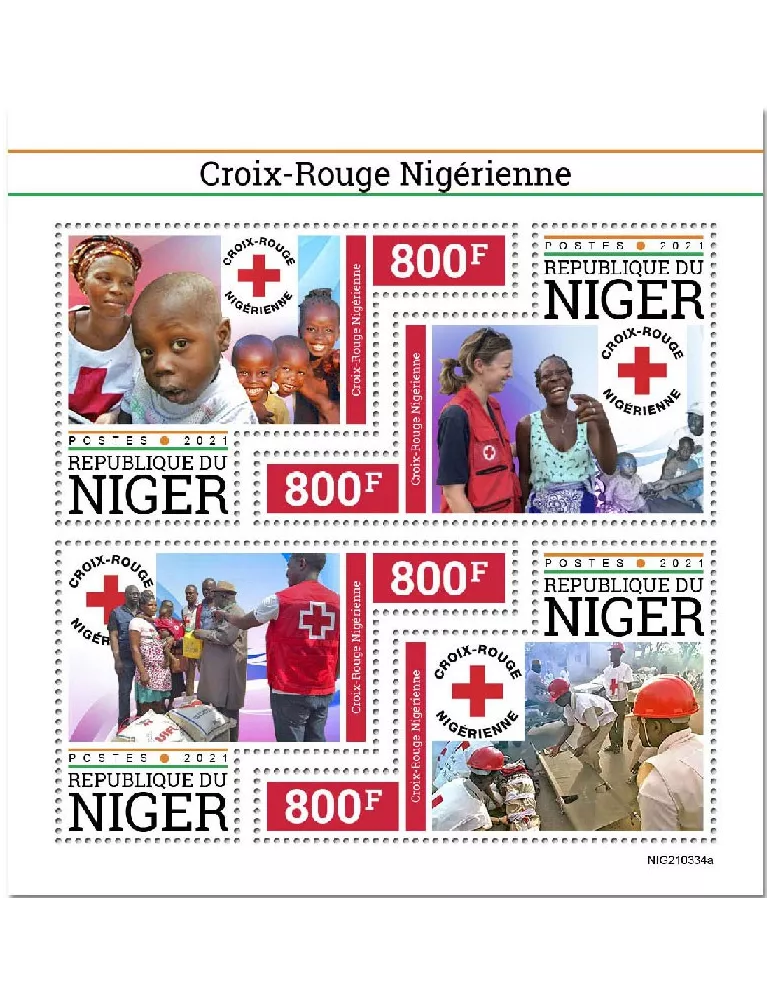 n° 6471/6474  - Timbre NIGER Poste