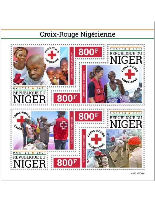 n° 6471/6474  - Timbre NIGER Poste