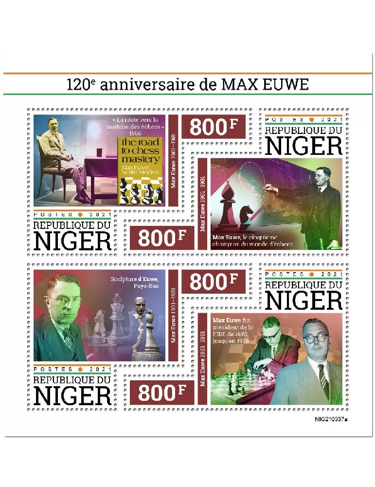 n° 6483/6486  - Timbre NIGER Poste