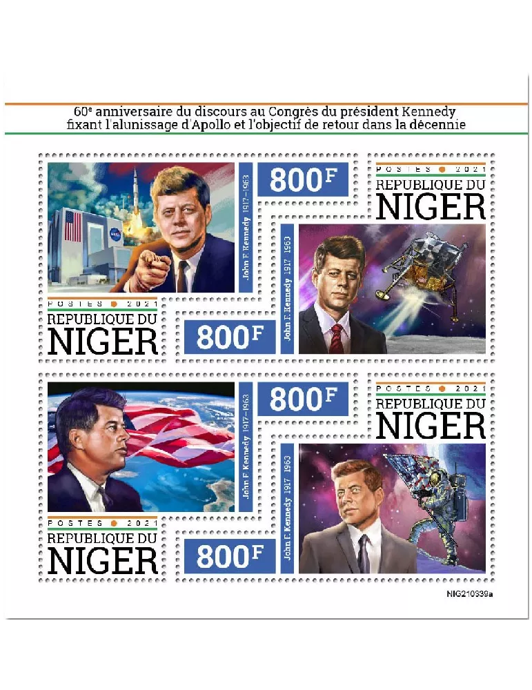 n° 6491/6494  - Timbre NIGER Poste