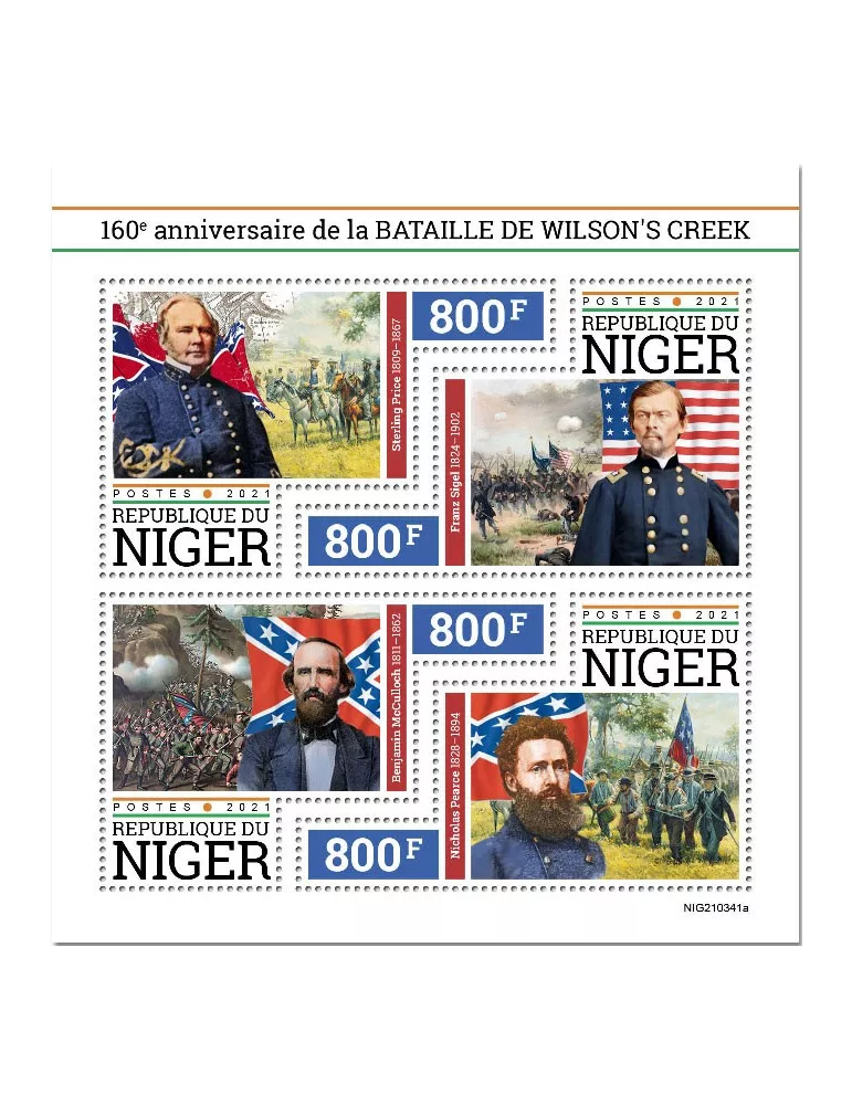 n° 6499/6502  - Timbre NIGER Poste