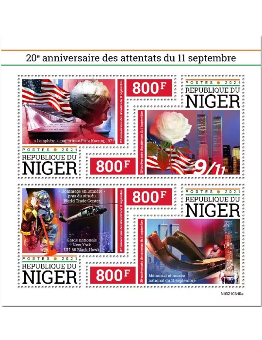 n° 6519/6522  - Timbre NIGER Poste