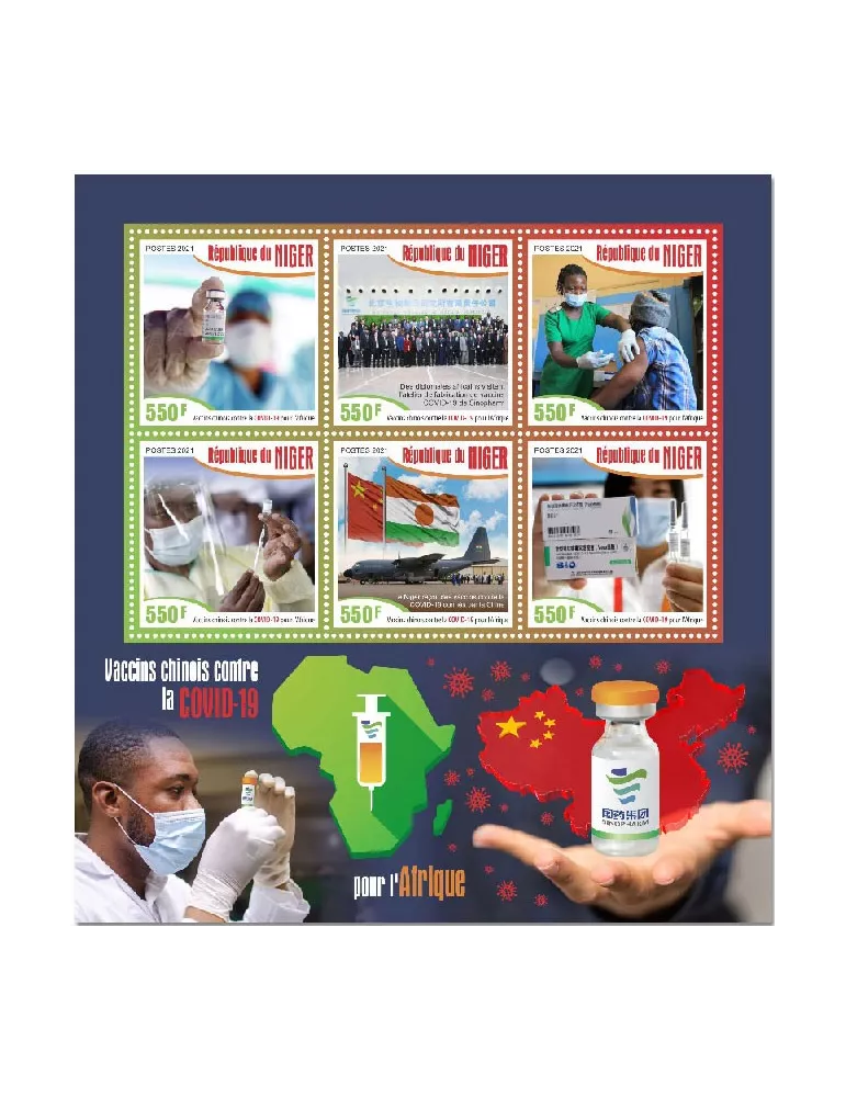 n° 6527/6532  - Timbre NIGER Poste