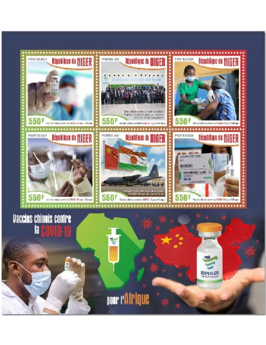 n° 6527/6532  - Timbre NIGER Poste