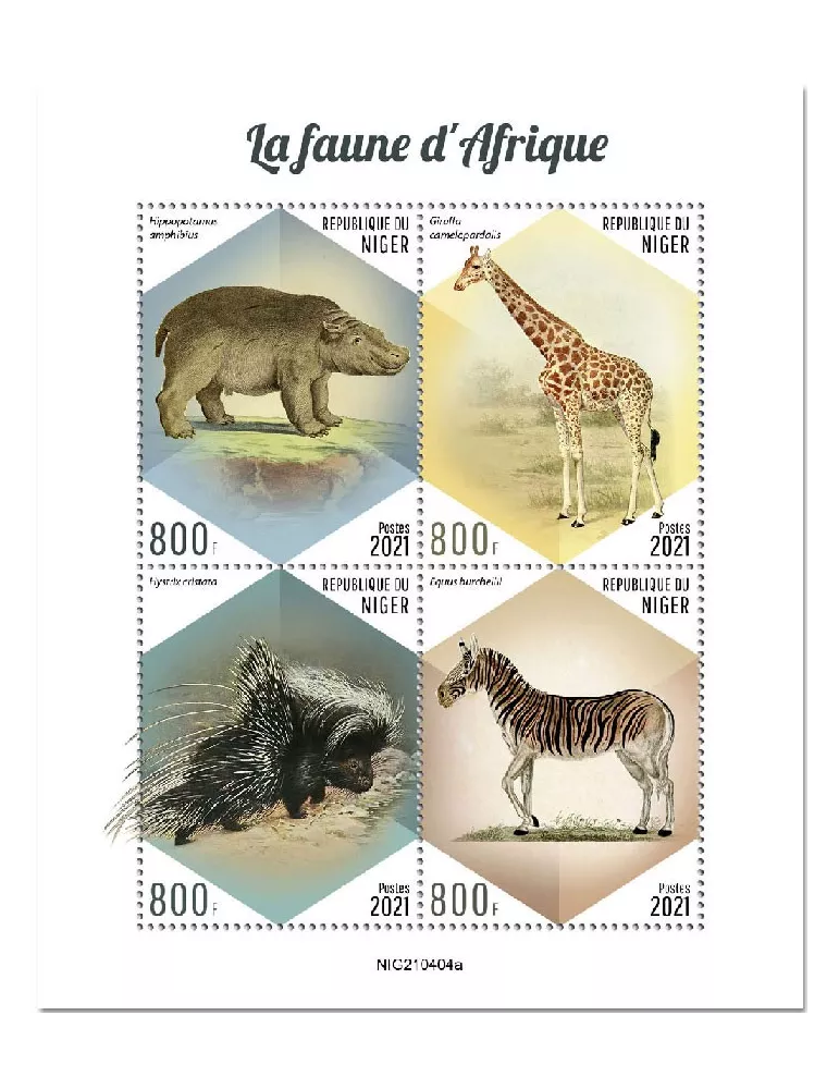 n° 6545/6548  - Timbre NIGER Poste