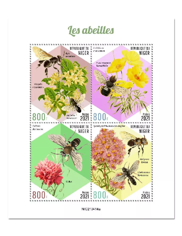 n° 6585/6588  - Timbre NIGER Poste