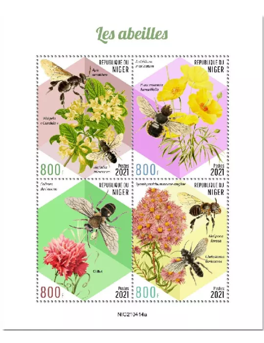 n° 6585/6588  - Timbre NIGER Poste