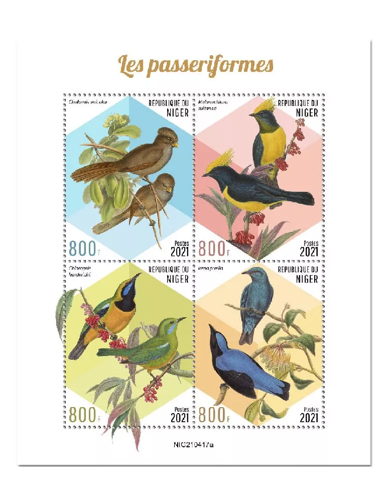 n° 6597/6600  - Timbre NIGER Poste