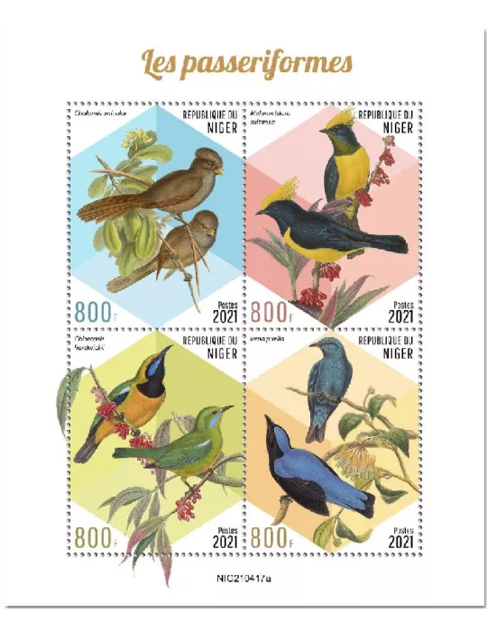 n° 6597/6600  - Timbre NIGER Poste