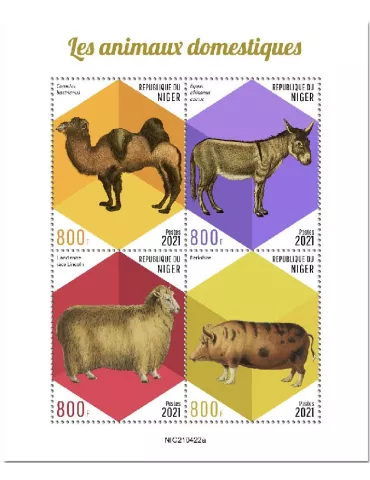 n° 6617/6620  - Timbre NIGER Poste