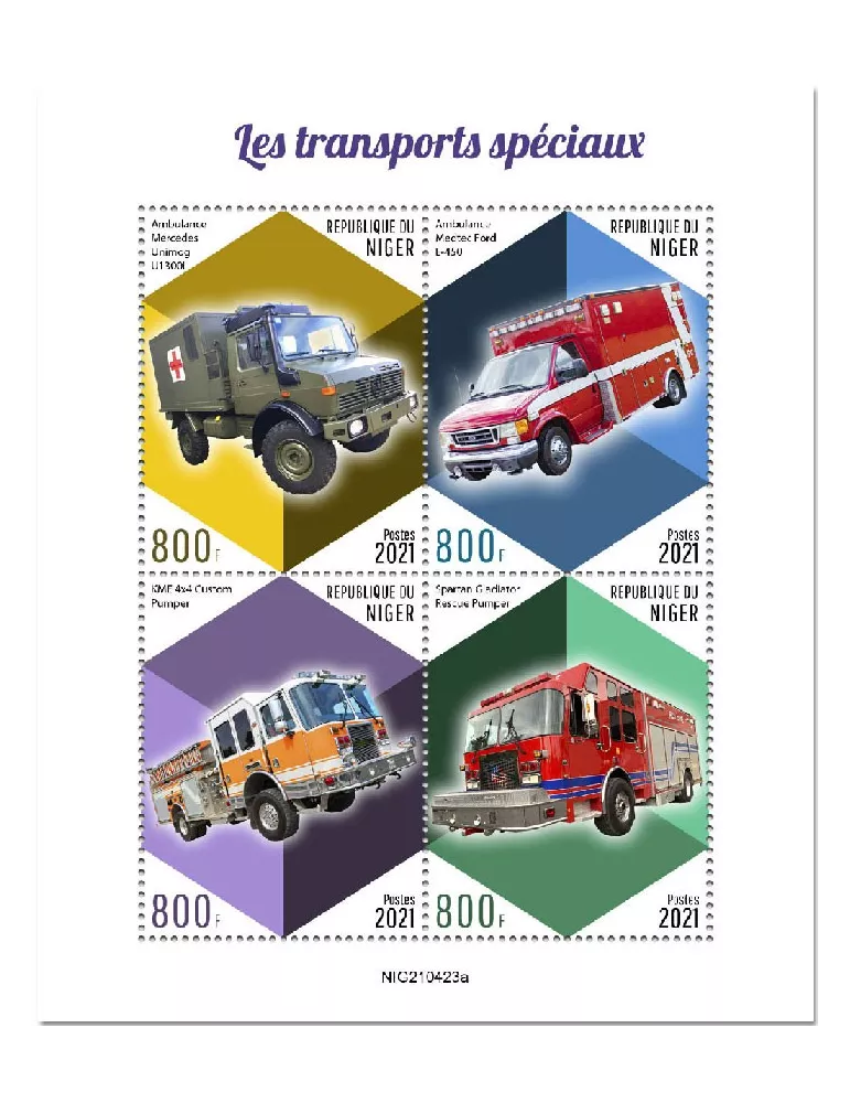 n° 6621/6624  - Timbre NIGER Poste