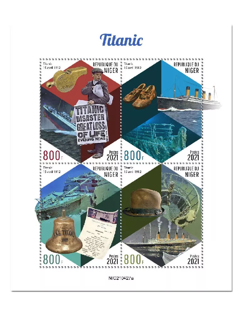 n° 6637/6640  - Timbre NIGER Poste