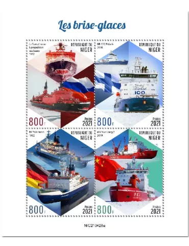 n° 6641/6644  - Timbre NIGER Poste