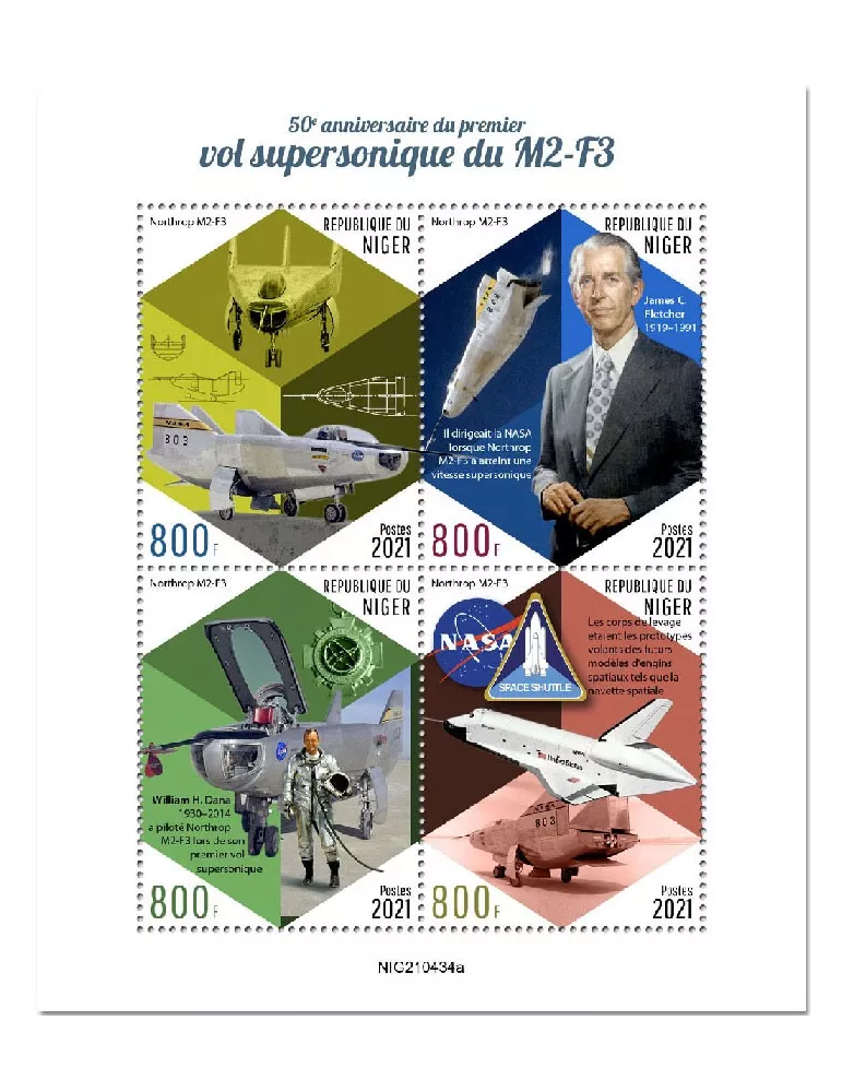 n° 6665/6668  - Timbre NIGER Poste