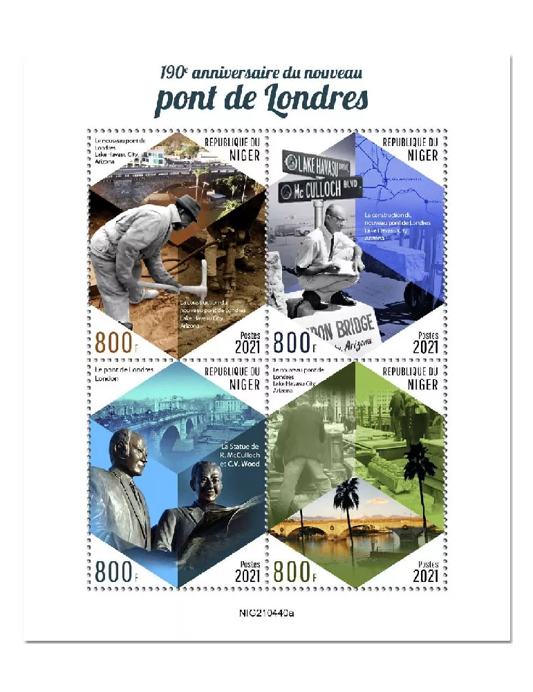 n° 6689/6692  - Timbre NIGER Poste