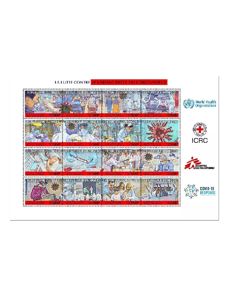 n° 6756/6771  - Timbre NIGER Poste