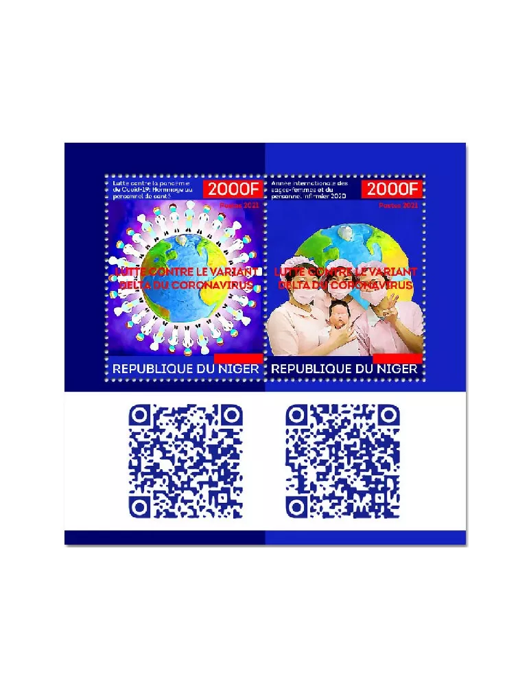 n° 6772/6773  - Timbre NIGER Poste