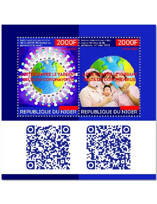 n° 6772/6773  - Timbre NIGER Poste