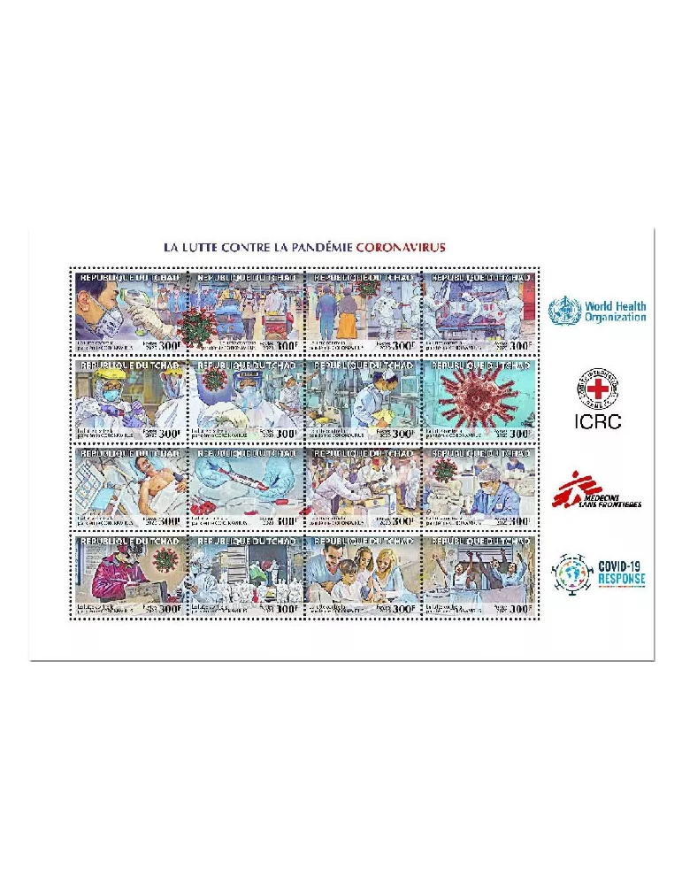 n° 2491/2506  - Timbre TCHAD Poste