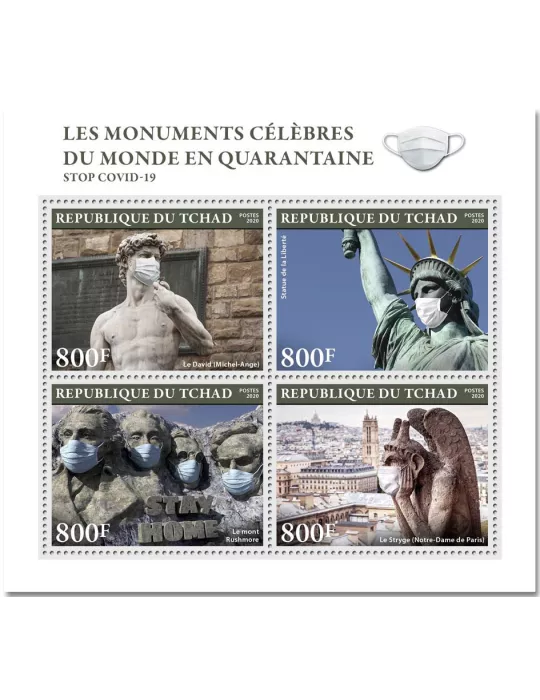 n° 2507/2510  - Timbre TCHAD Poste