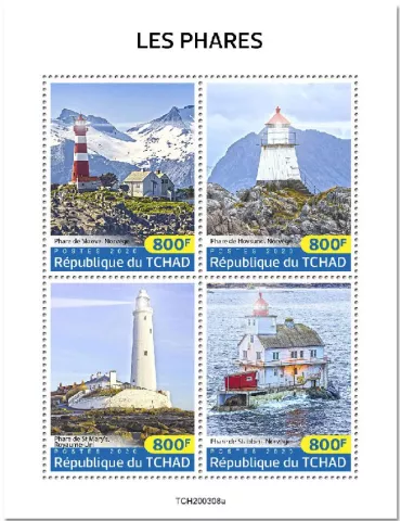 n° 2515/2518  - Timbre TCHAD Poste