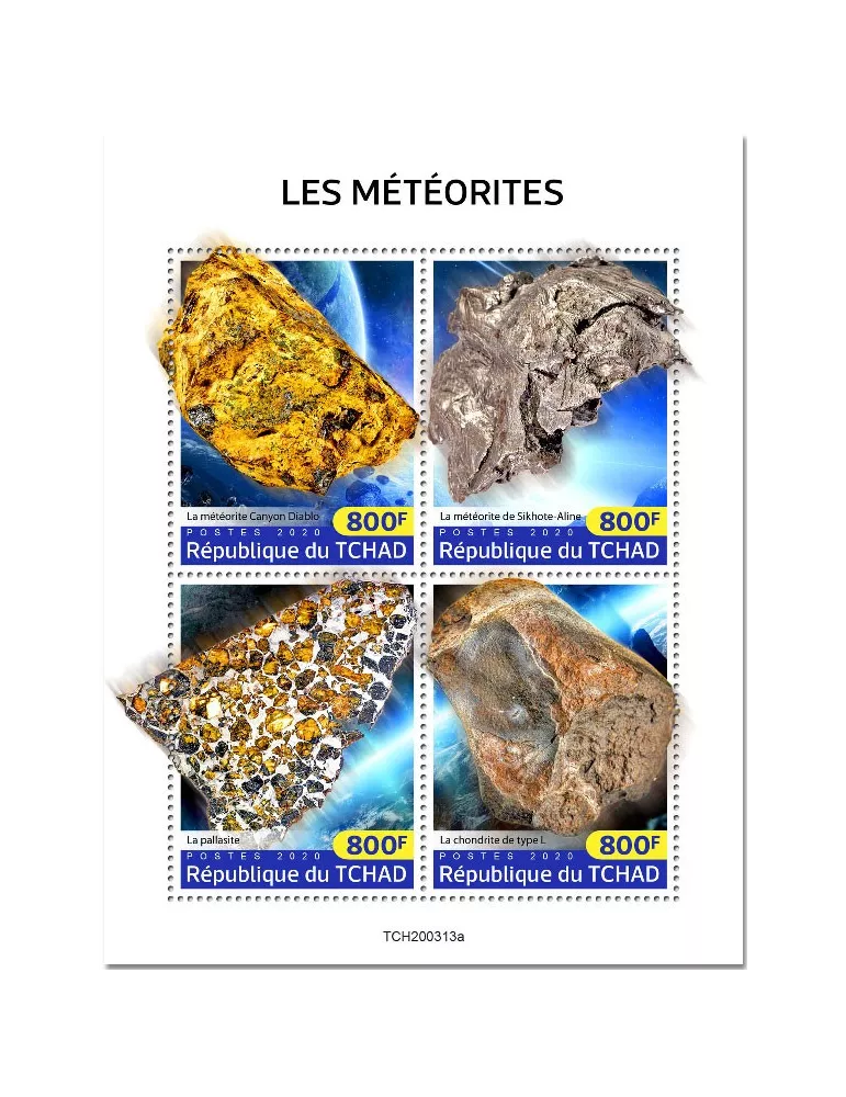 n° 2551/2554  - Timbre TCHAD Poste