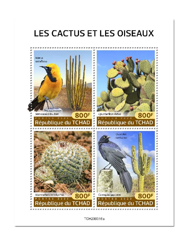 n° 2563/2566  - Timbre TCHAD Poste