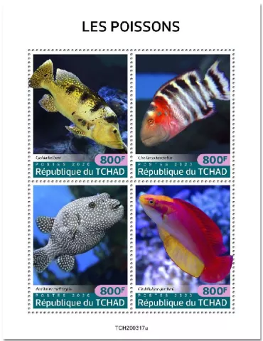 n° 2567/2570  - Timbre TCHAD Poste
