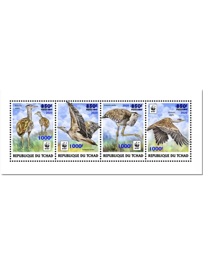 n° 2571/2574  - Timbre TCHAD Poste