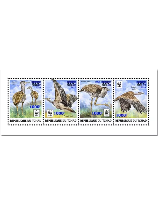 n° 2571/2574  - Timbre TCHAD Poste
