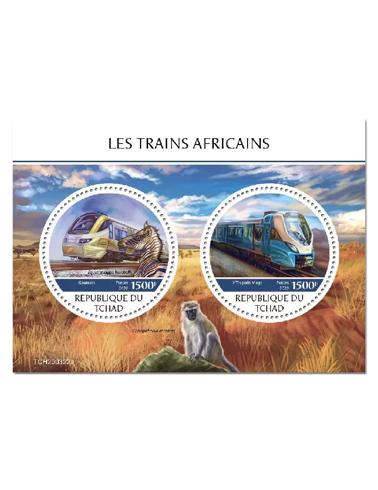 n° 2591/2592  - Timbre TCHAD Poste