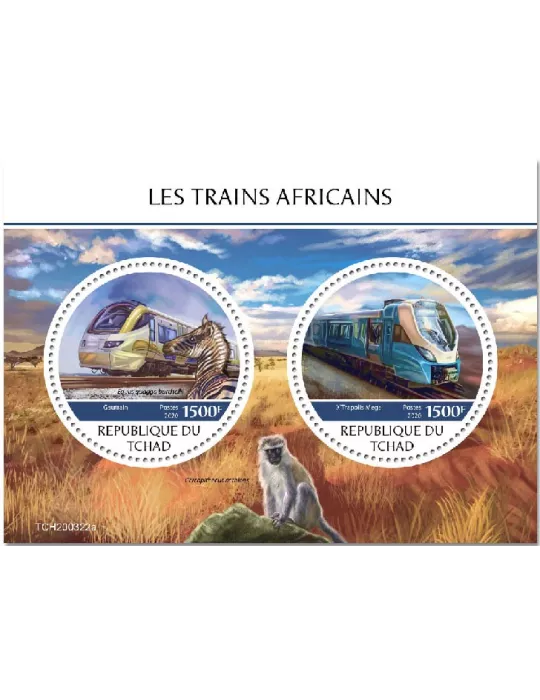 n° 2591/2592  - Timbre TCHAD Poste