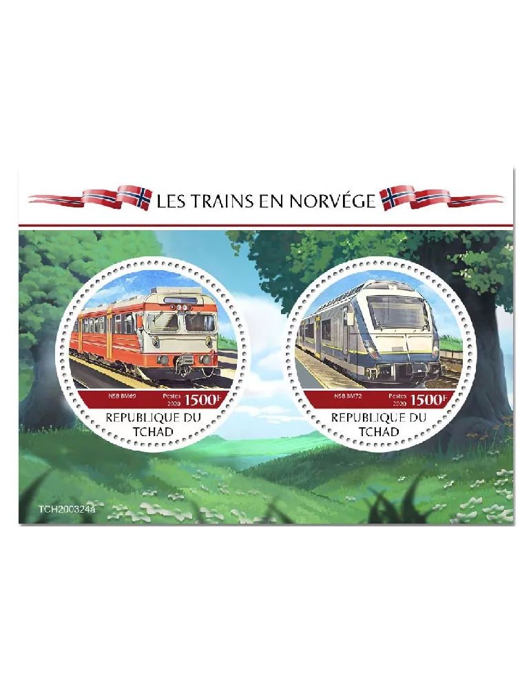n° 2595/2596  - Timbre TCHAD Poste