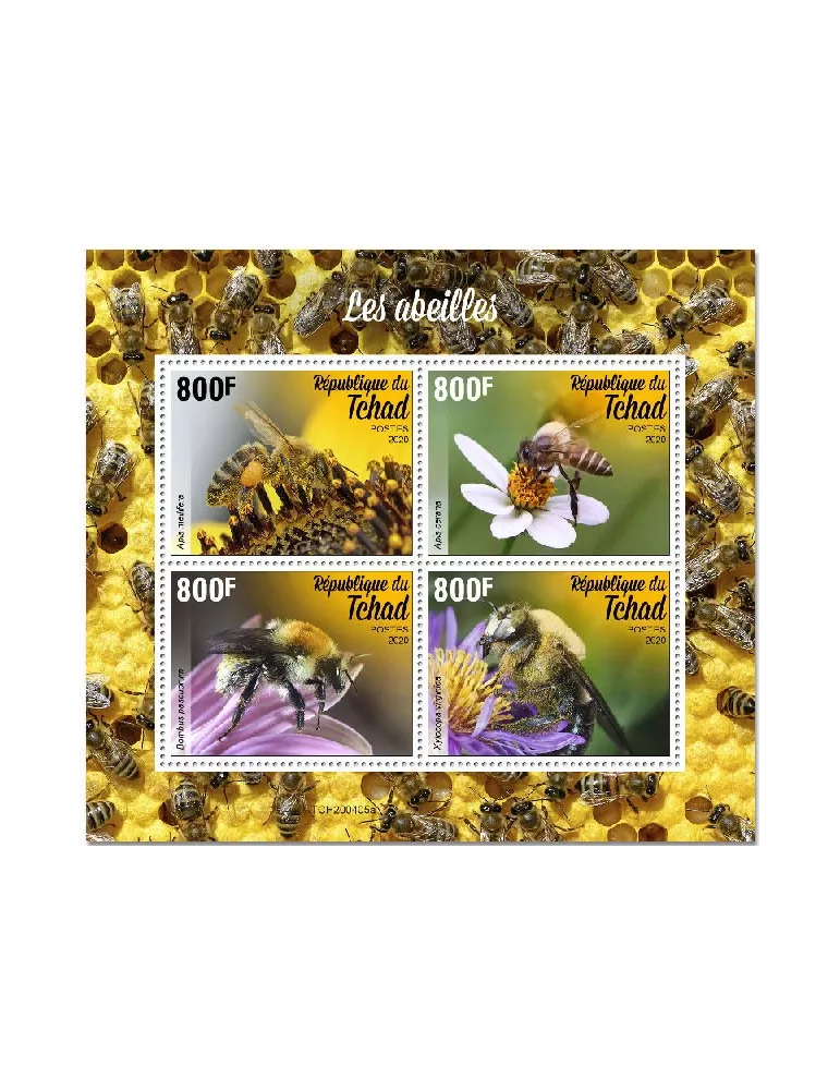 n° 2617/2620  - Timbre TCHAD Poste
